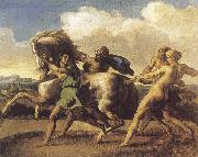 Theodore Gericault Slaves Restraining a House oil painting artist